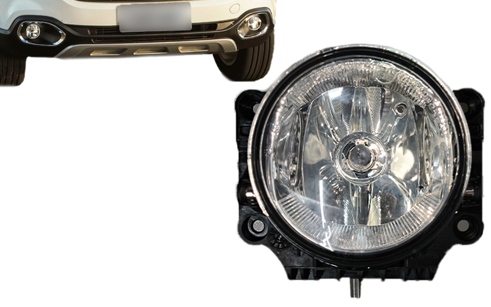 FAROL AUXILIAR DIREITA/ESQUERDA CRISTAL